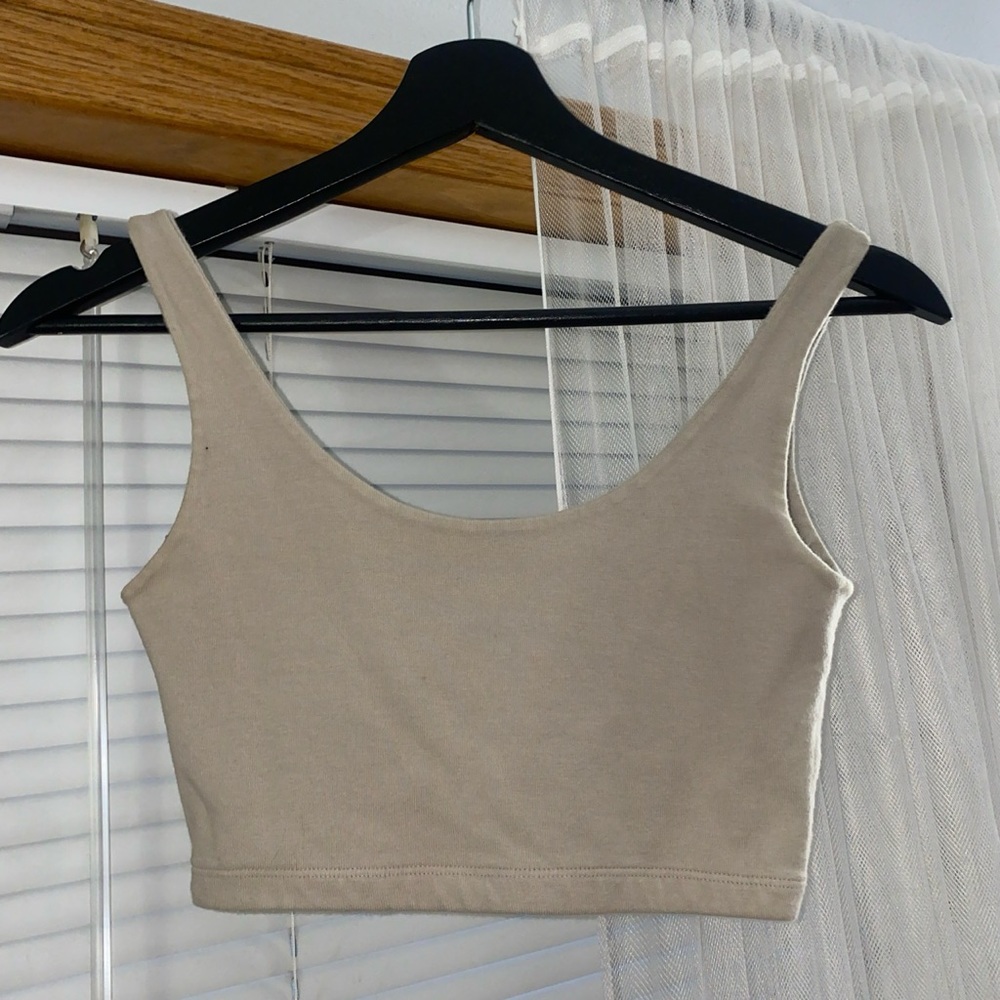 brandy tan tank top